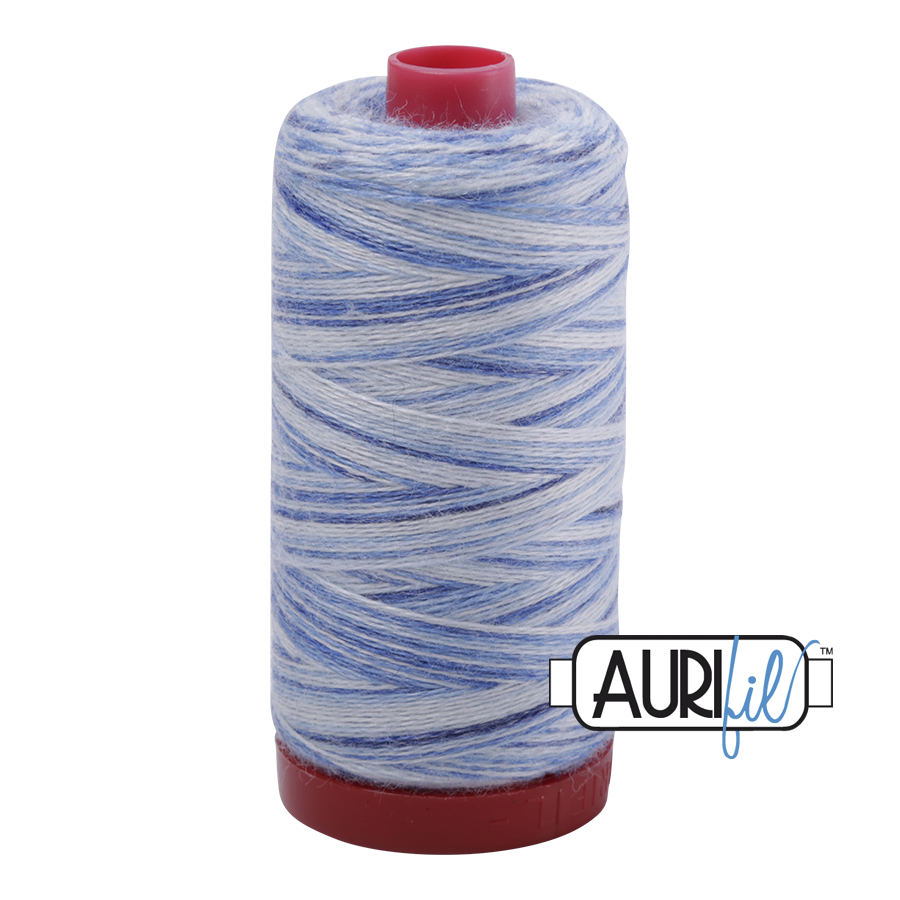 12 wt Lana Wool large spool - 8009 Stonewash Blues