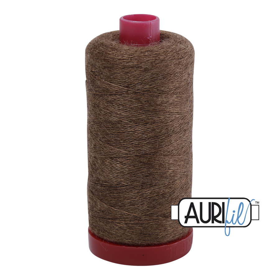 12 wt Lana Wool large spool - 8087 Tan Melange