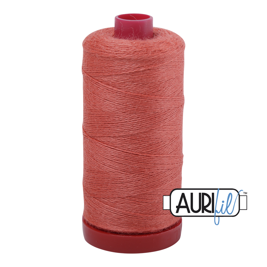 12 wt Lana Wool large spool - 8215 Salmon
