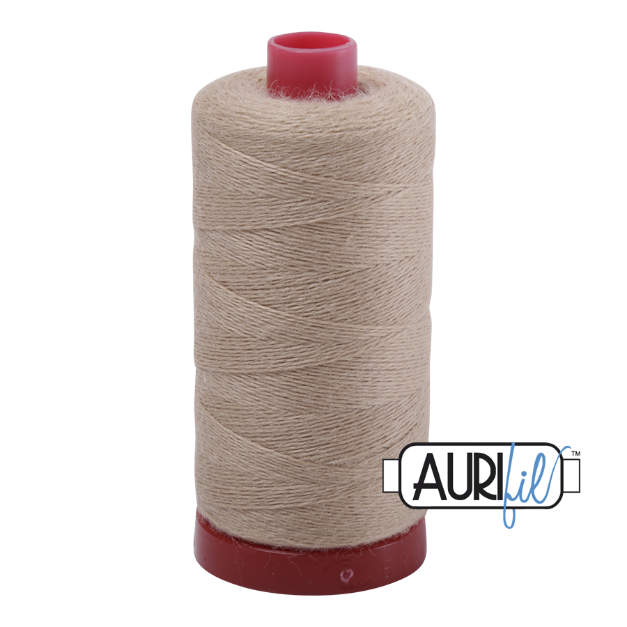 12 wt Lana Wool large spool - 8341 Dark Sand