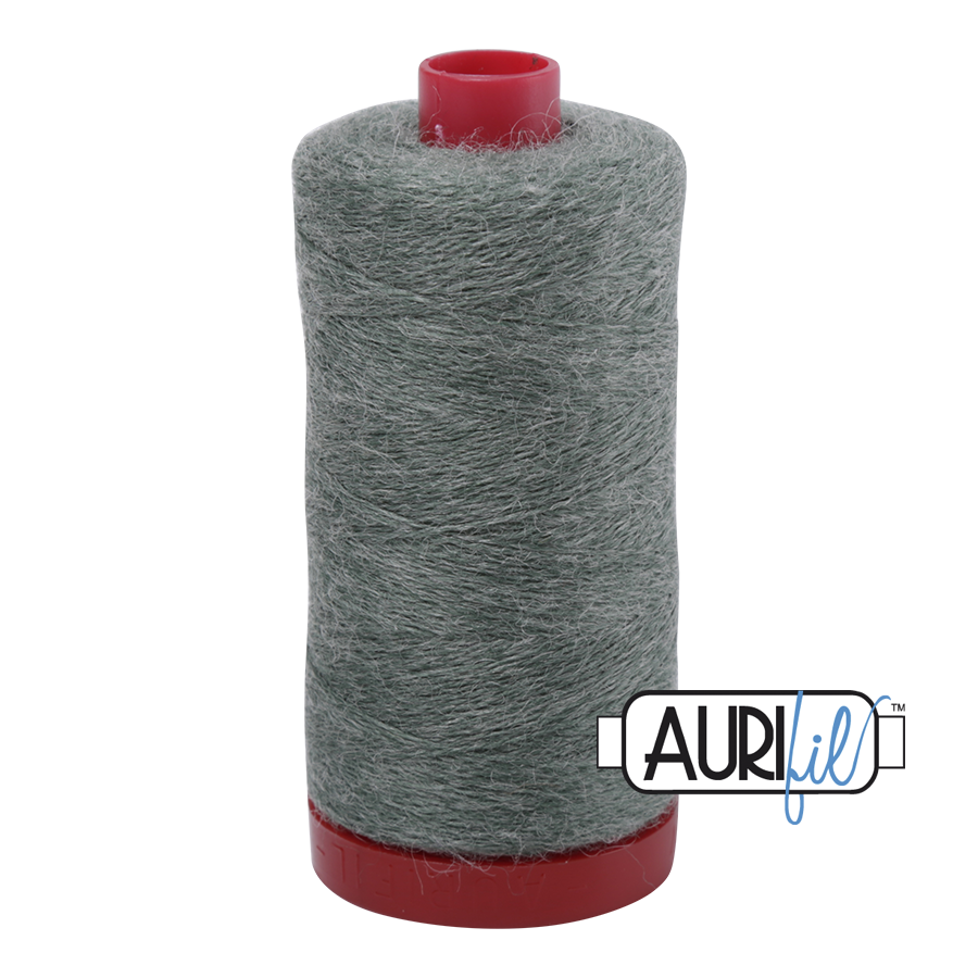 12 wt Lana Wool large spool - 8886 Sea Green Melange