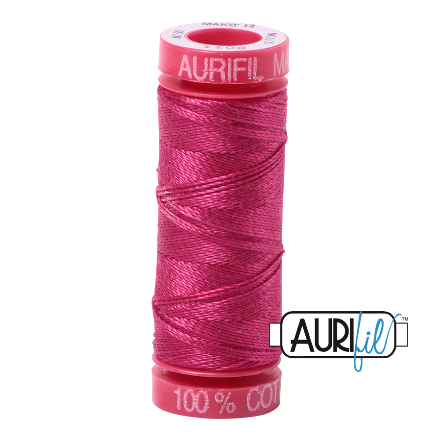 Mako 12 wt Cotton Small Spool 1100 Red Plum