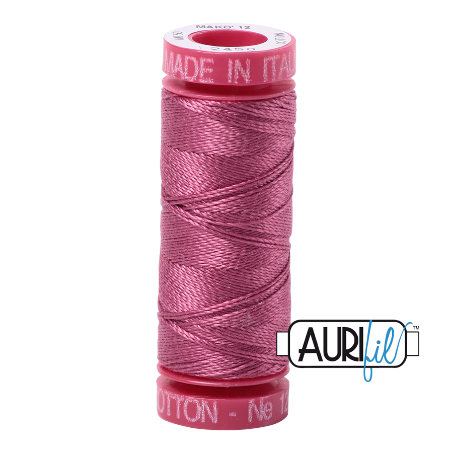 Mako 12 wt Cotton Small Spool 2450 Rose