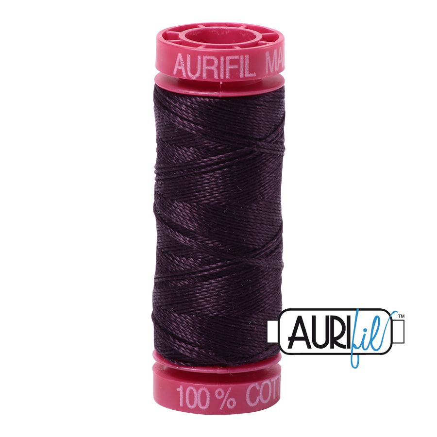 Mako 12 wt Cotton Small Spool 2570 Aubergine