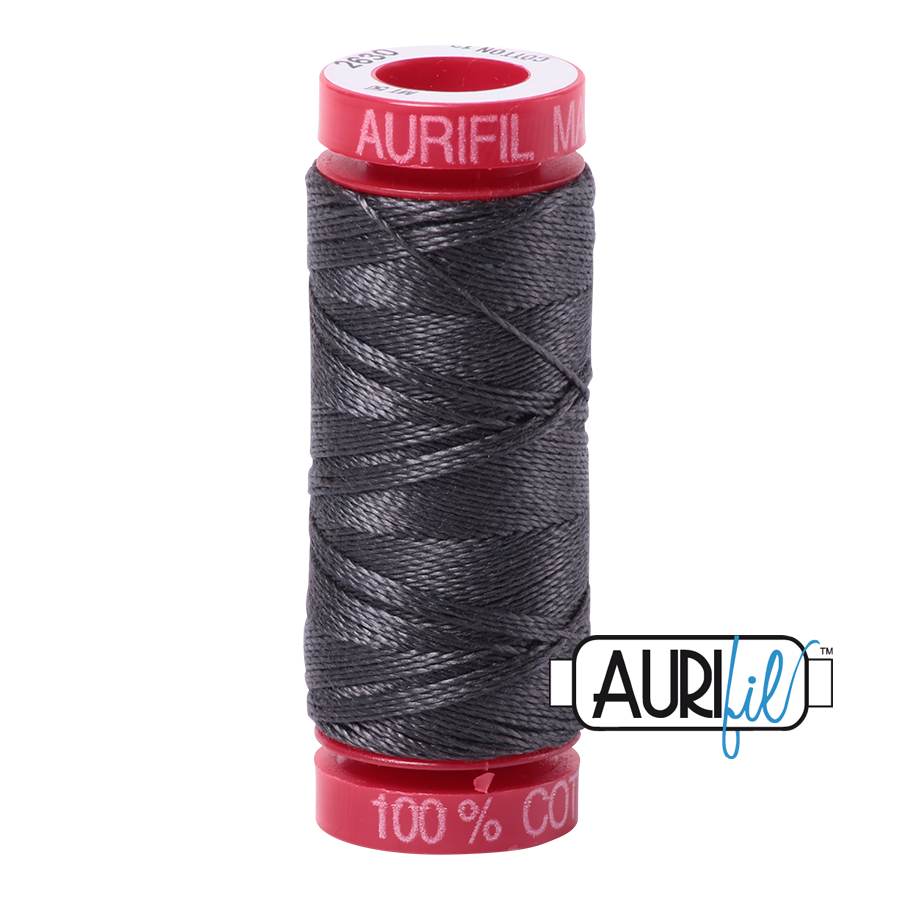 Mako 12 wt Cotton Small Spool 2630 Dark Pewter