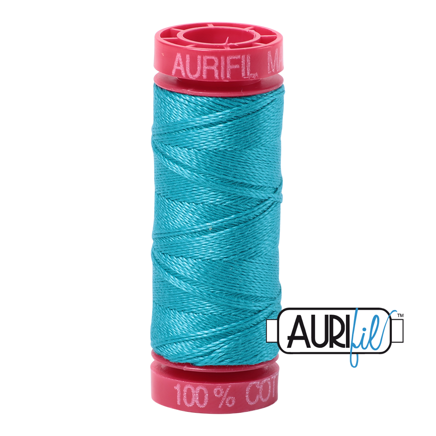 Mako 12 wt Cotton Small Spool 2810 Turquoise