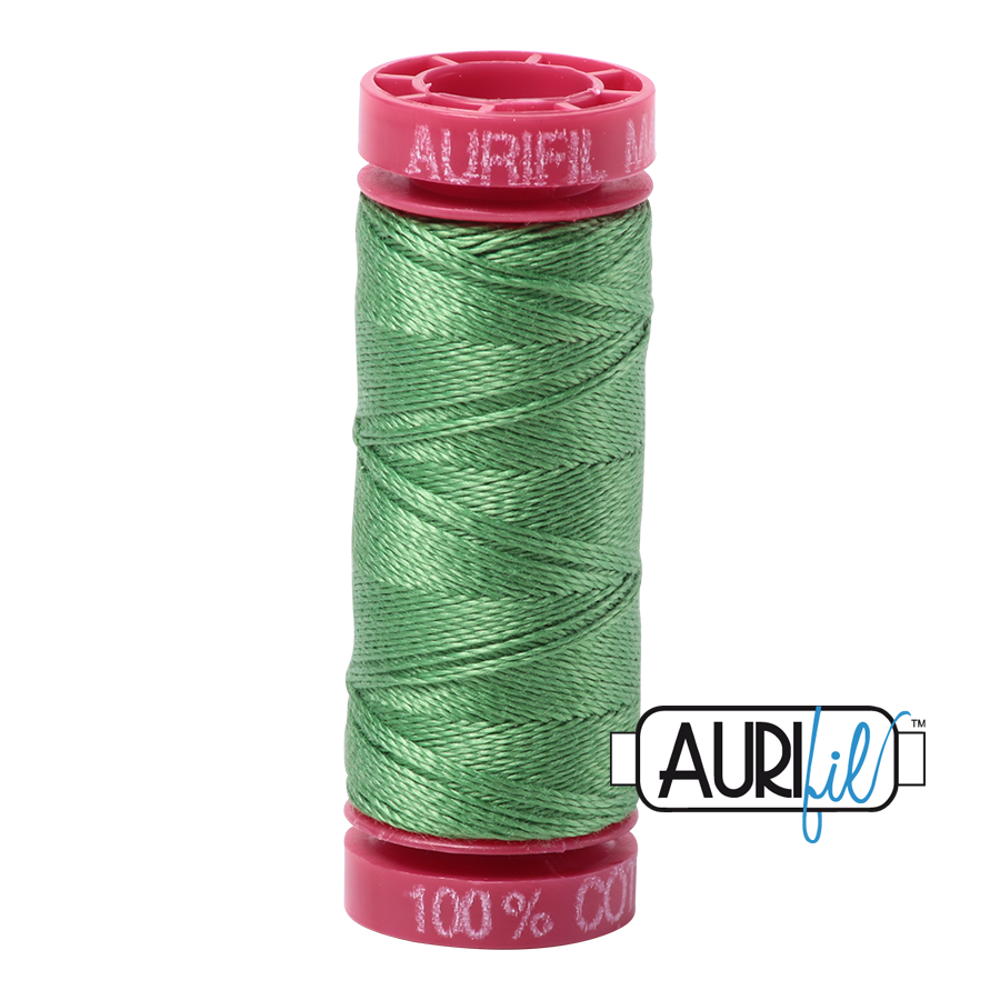 Mako 12 wt Cotton Small Spool 2884 Green Yellow