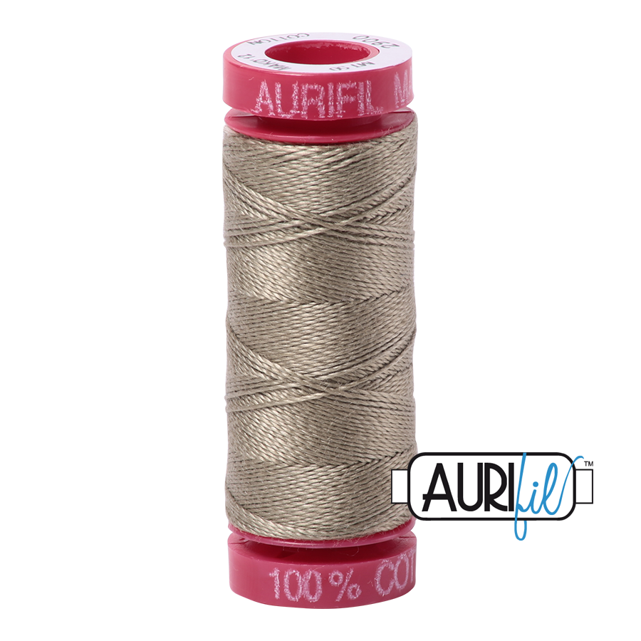 Mako 12 wt Cotton Small Spool 2900 Light Kakhy Green