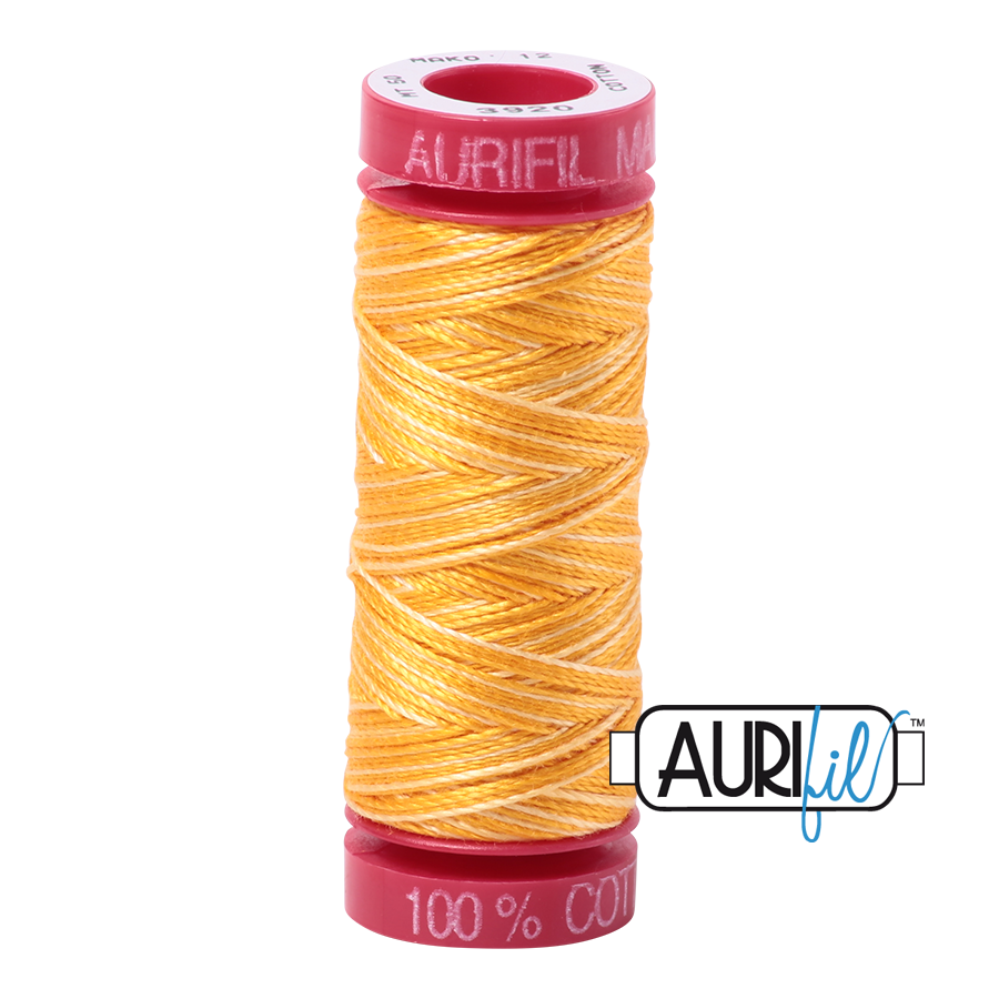 Mako 12 wt Cotton Small Spool 3920 Golden Glow