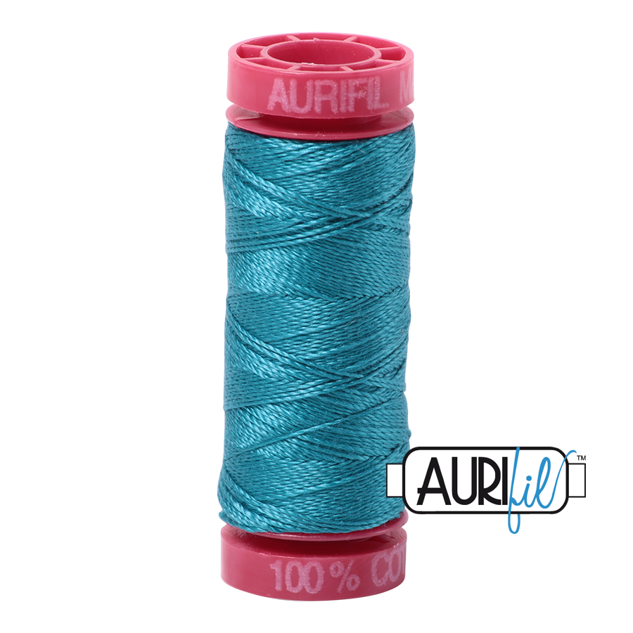 Mako 12 wt Cotton Small Spool 4182 Dark Turquoise