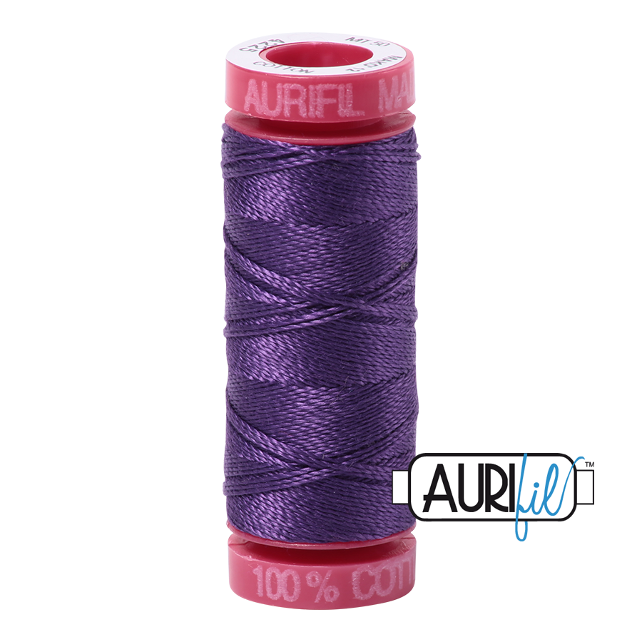 Mako 12 wt Cotton Small Spool 4225 Eggplant