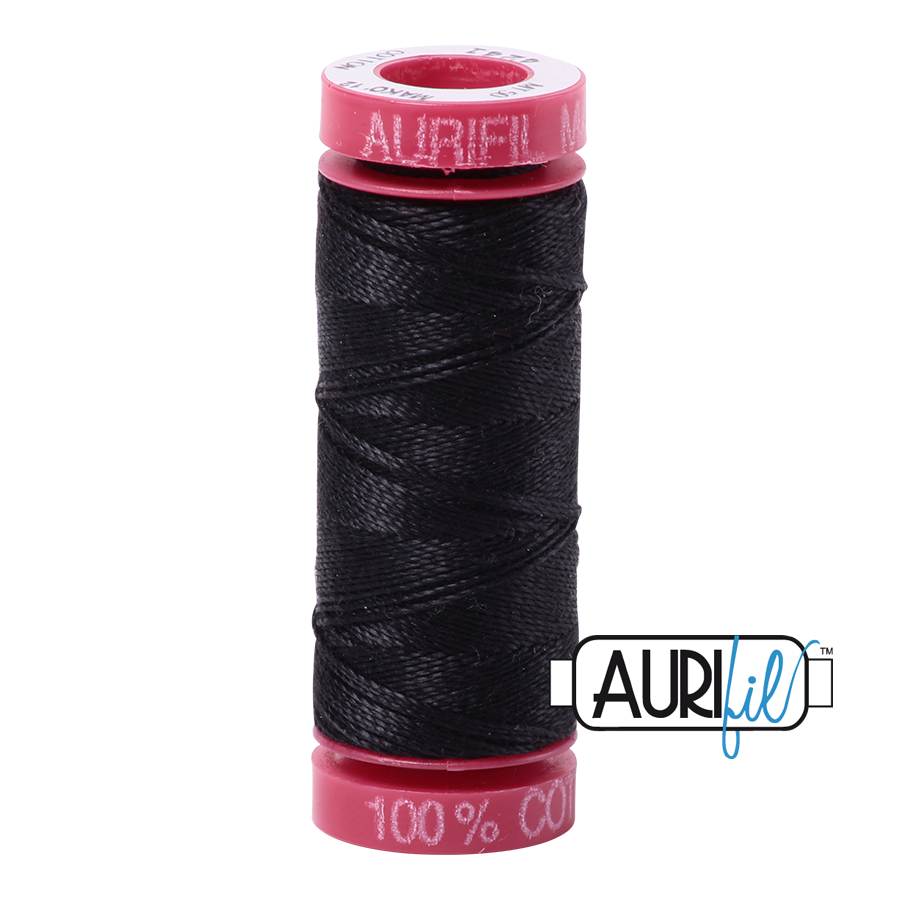 Mako 12 wt Cotton Small Spool 4241 Very Dark Grey