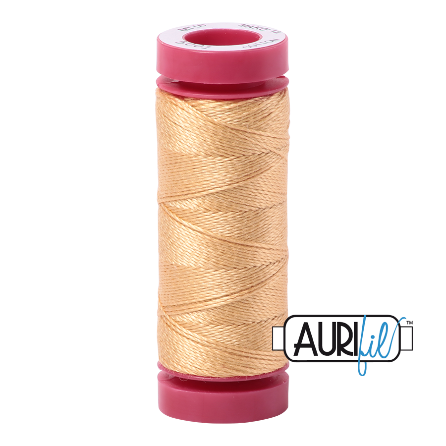 Mako 12 wt Cotton Small Spool 5001 Ocher Yellow