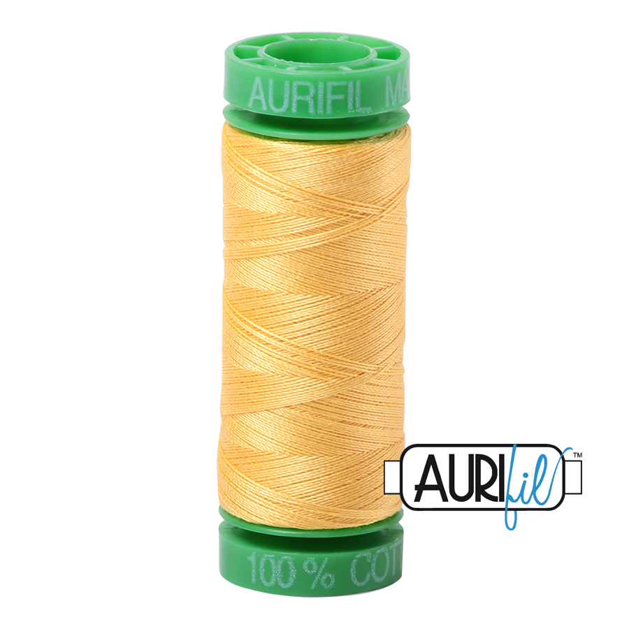 Mako 40 wt cotton 1135 Pale Yellow
