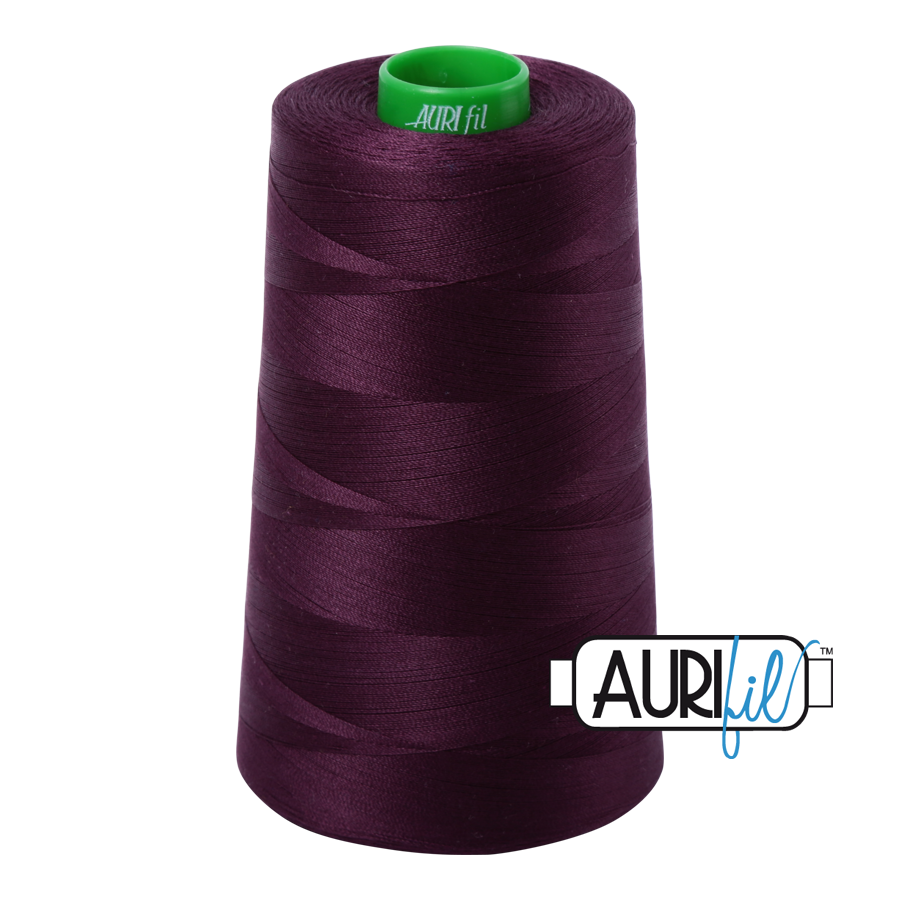 Mako 40 wt cotton 1240 Very Dark Eggplant