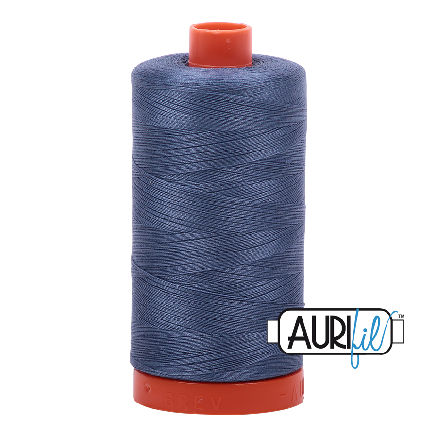 Mako 50 wt Cotton 1248 Dark Grey Blue