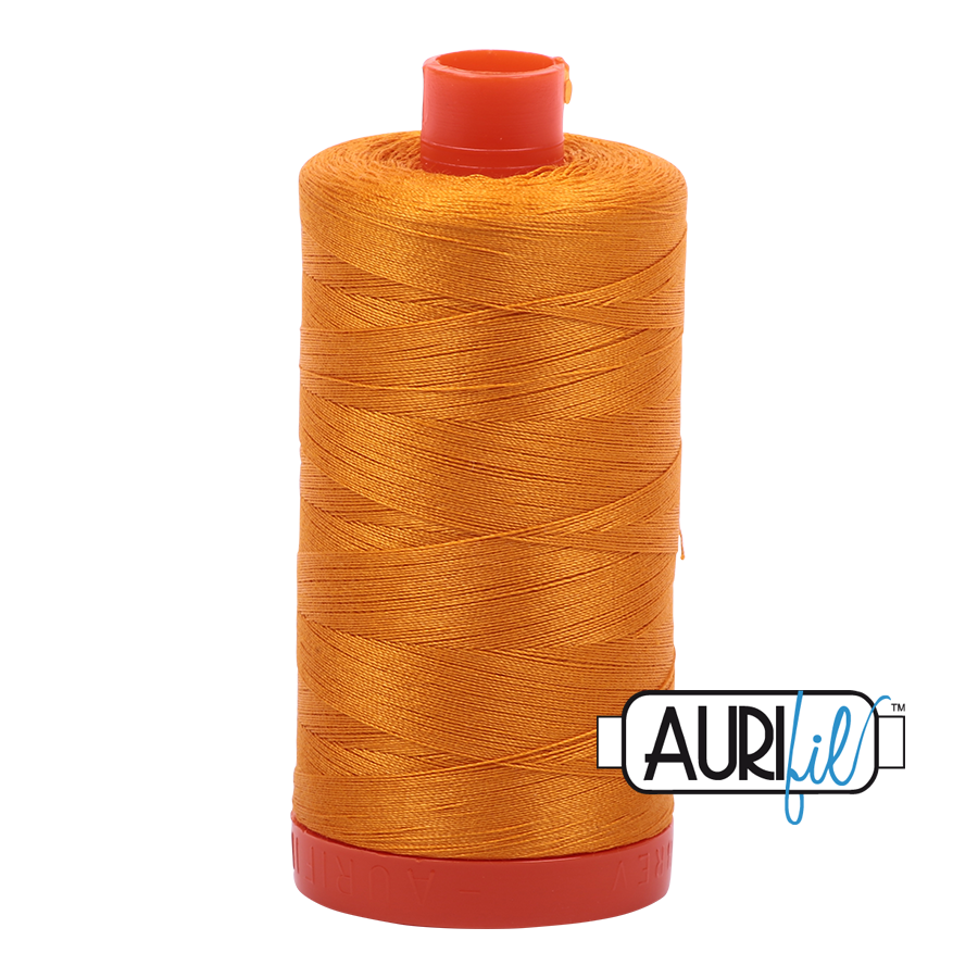 Mako 50 wt Cotton 2145 Yellow Orange