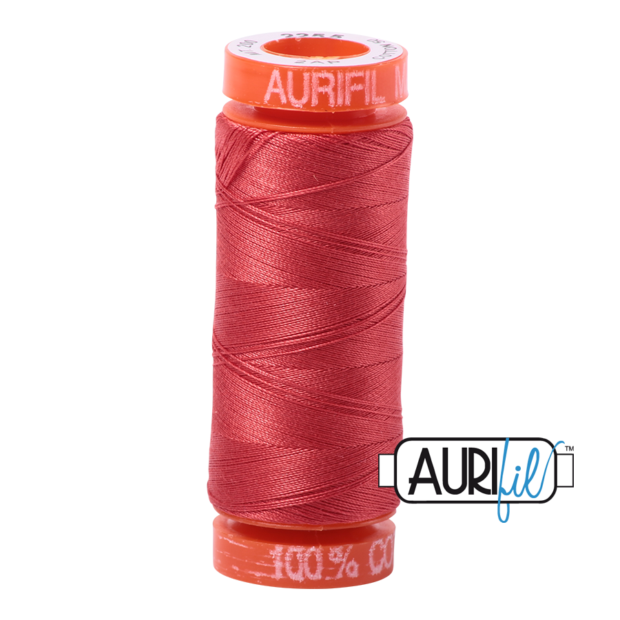 Mako 50 wt cotton 2255 Dark Red Orange