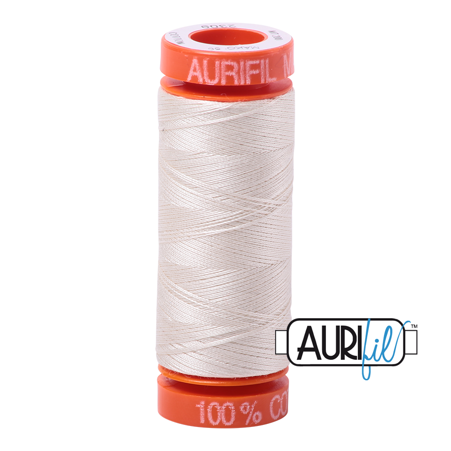 Mako 50 wt cotton 2309 Silver White