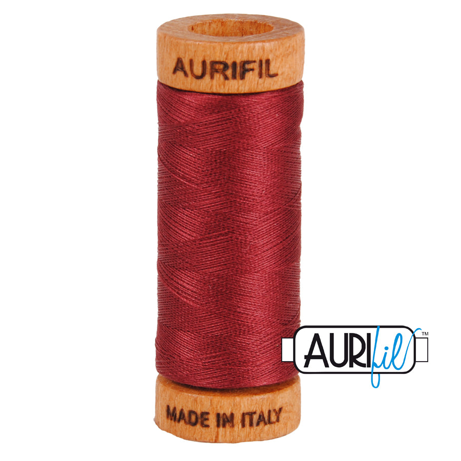 Mako 80 wt cotton 2460 Dark Carmine Red