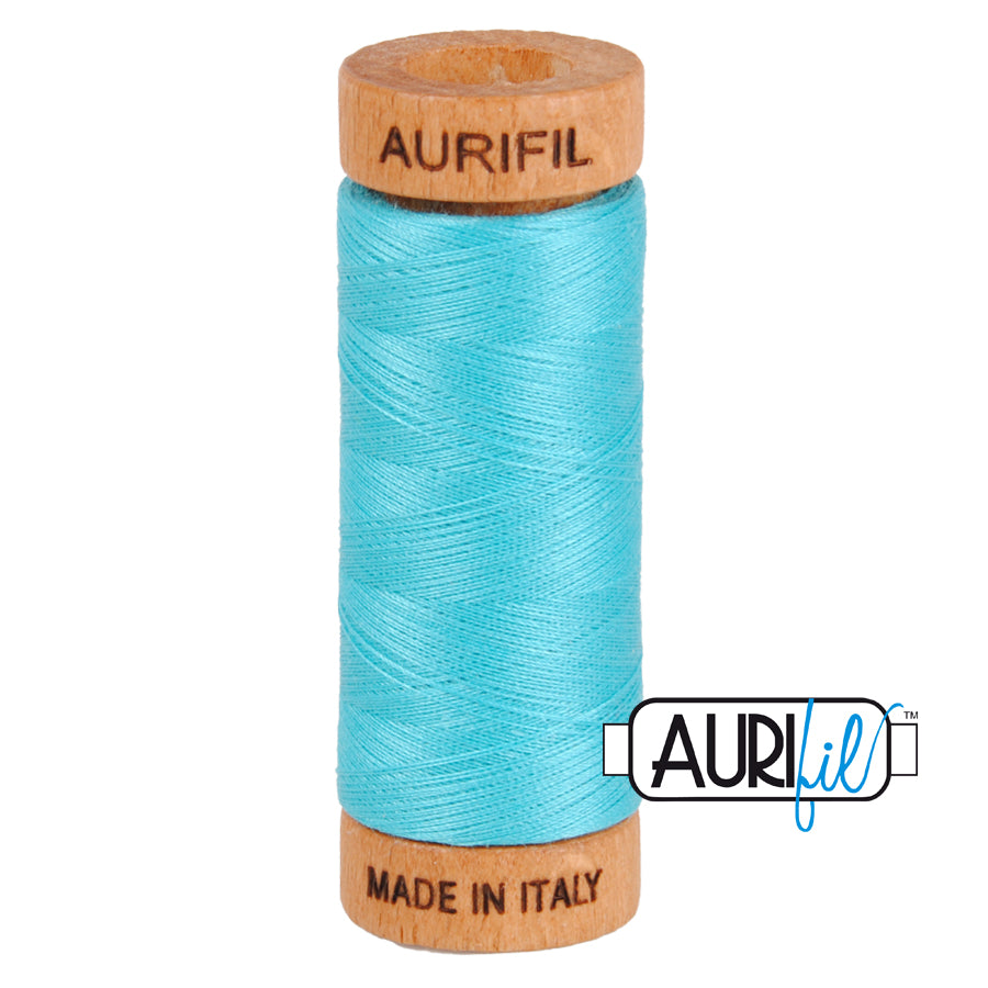 Mako 80 wt cotton 5005 Bright Turquoise