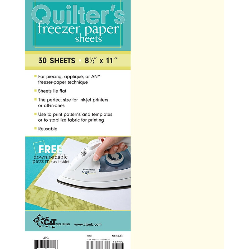 Quilter's Freezer Paper - 30 Sheets