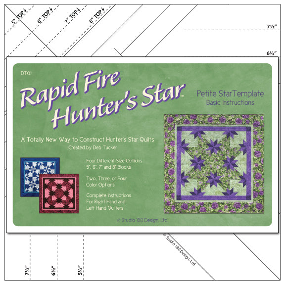 Rapid Fire Hunter's Star - Petite Star Ruler - Studio 180 Design