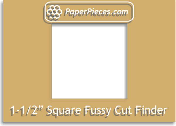 Square 1 1/2" Fussy Cut Finder