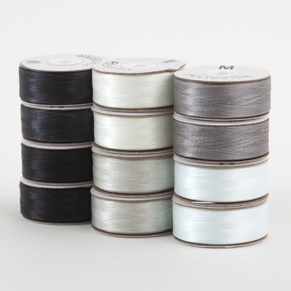 Super Bobs Multicolor Poly 12 pk M-Style Monochrome