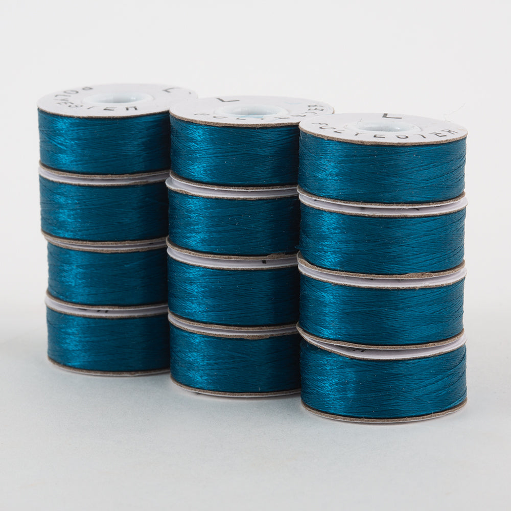 Super Bobs Poly 12 pk L-Style #611 Turquoise