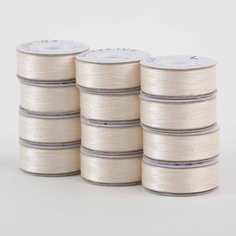 Super Bobs Poly 12 pk L-Style #655 Off White