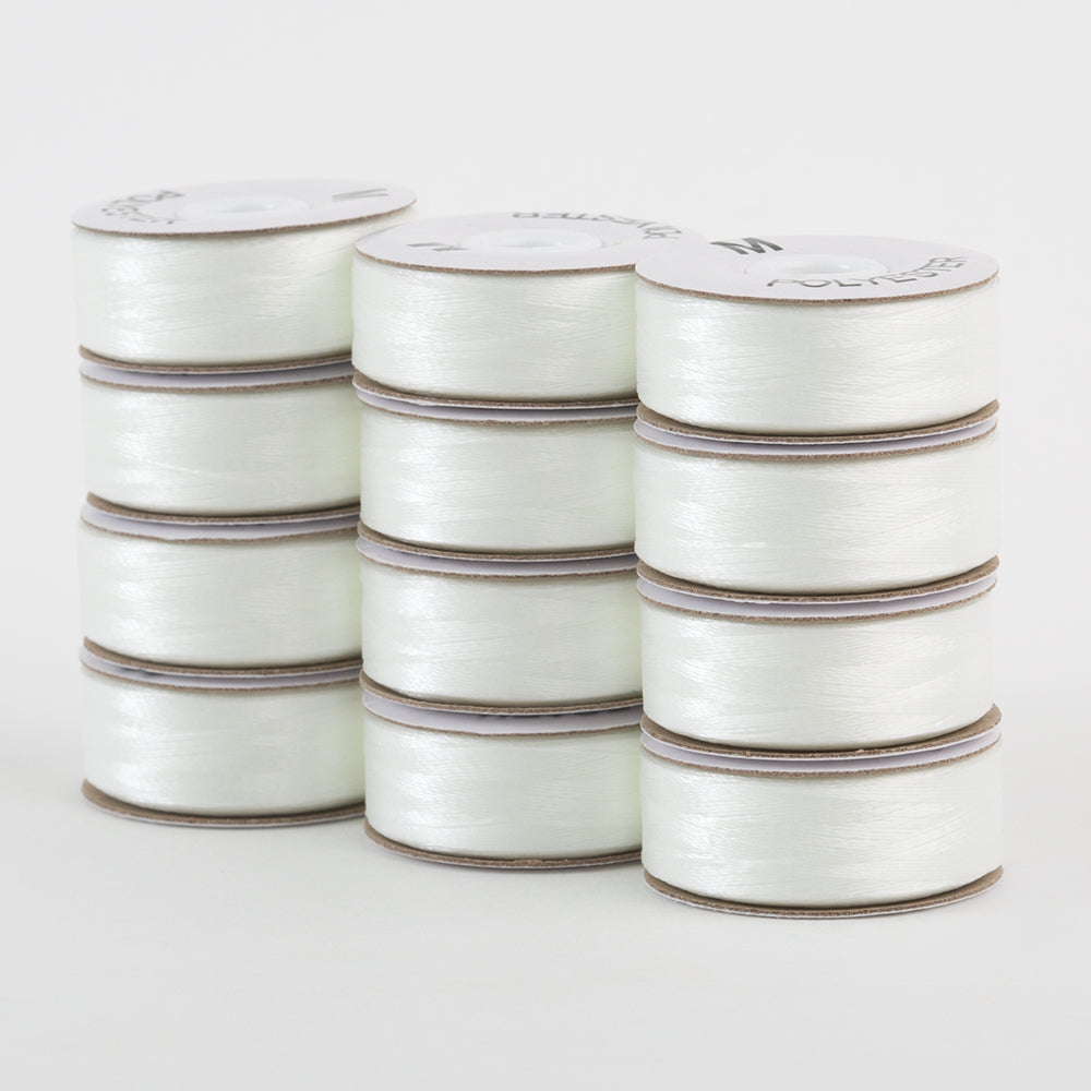 Super Bobs Poly 12 pk M-Style #624 Natural White