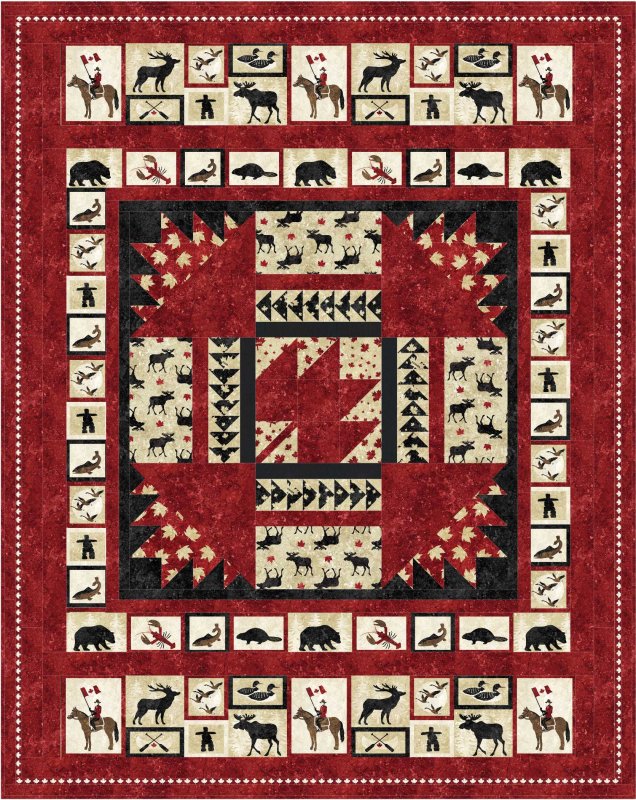 Oh Canada Quilt - The Fabric Addict