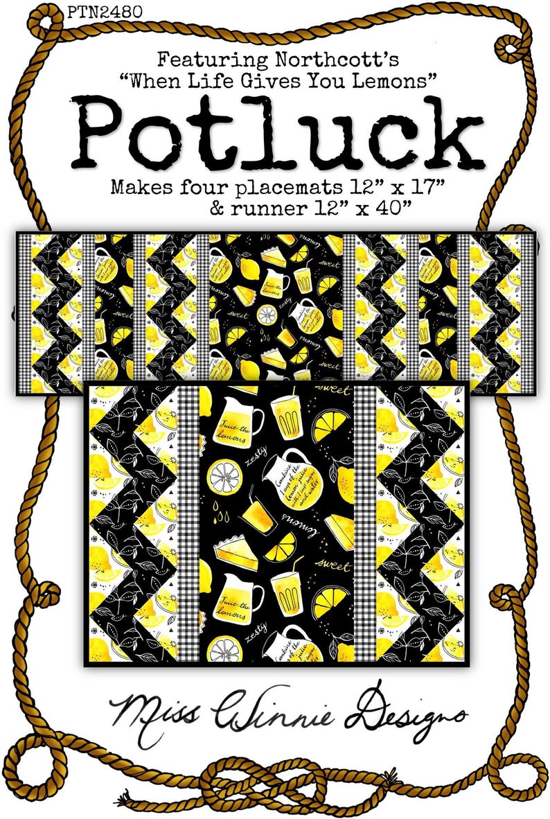 Potluck Pattern - Placemats Only