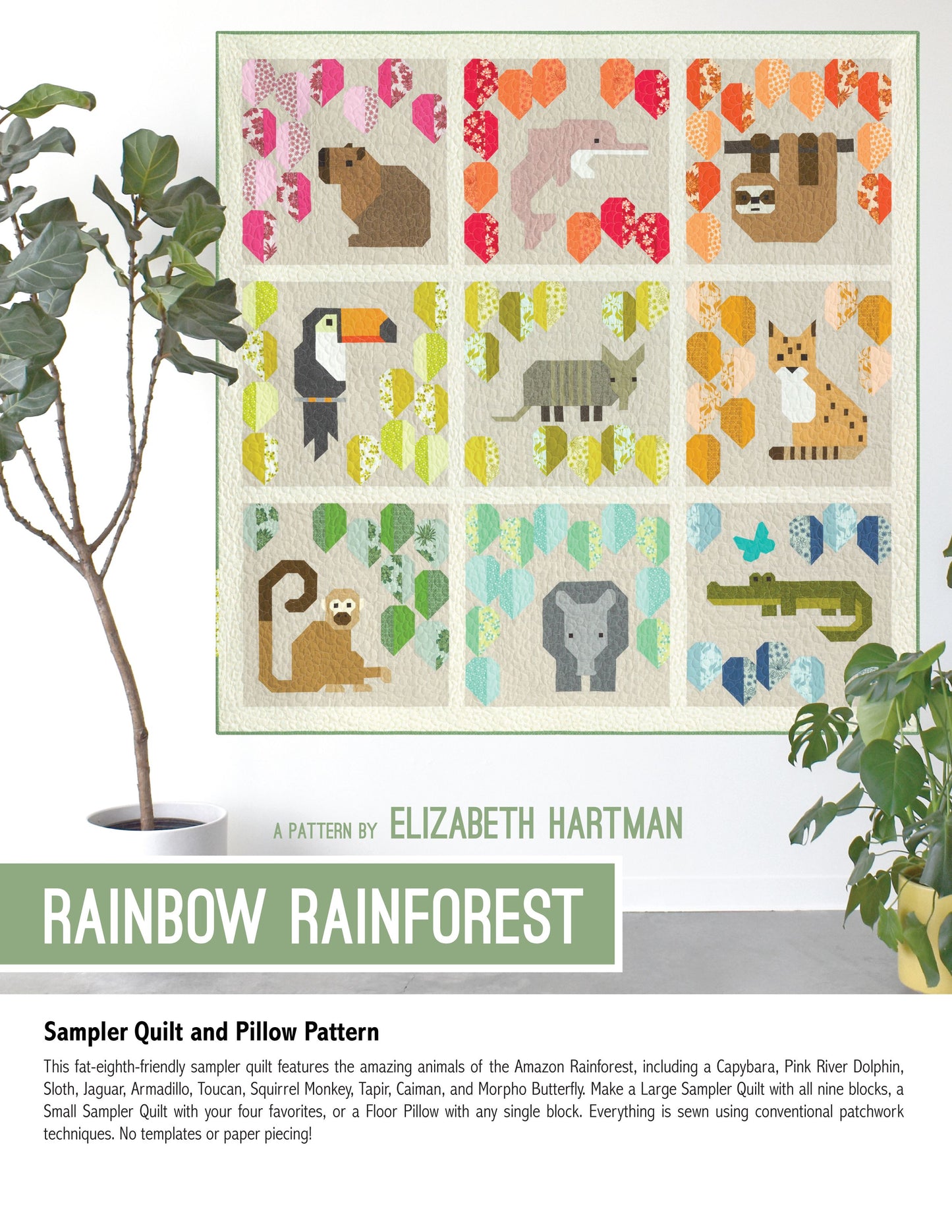 Rainbow Rainforest Pattern