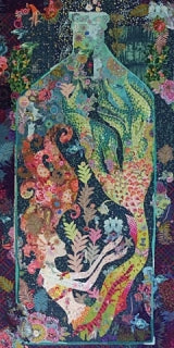 Sirene the Mermaid Collage Pattern