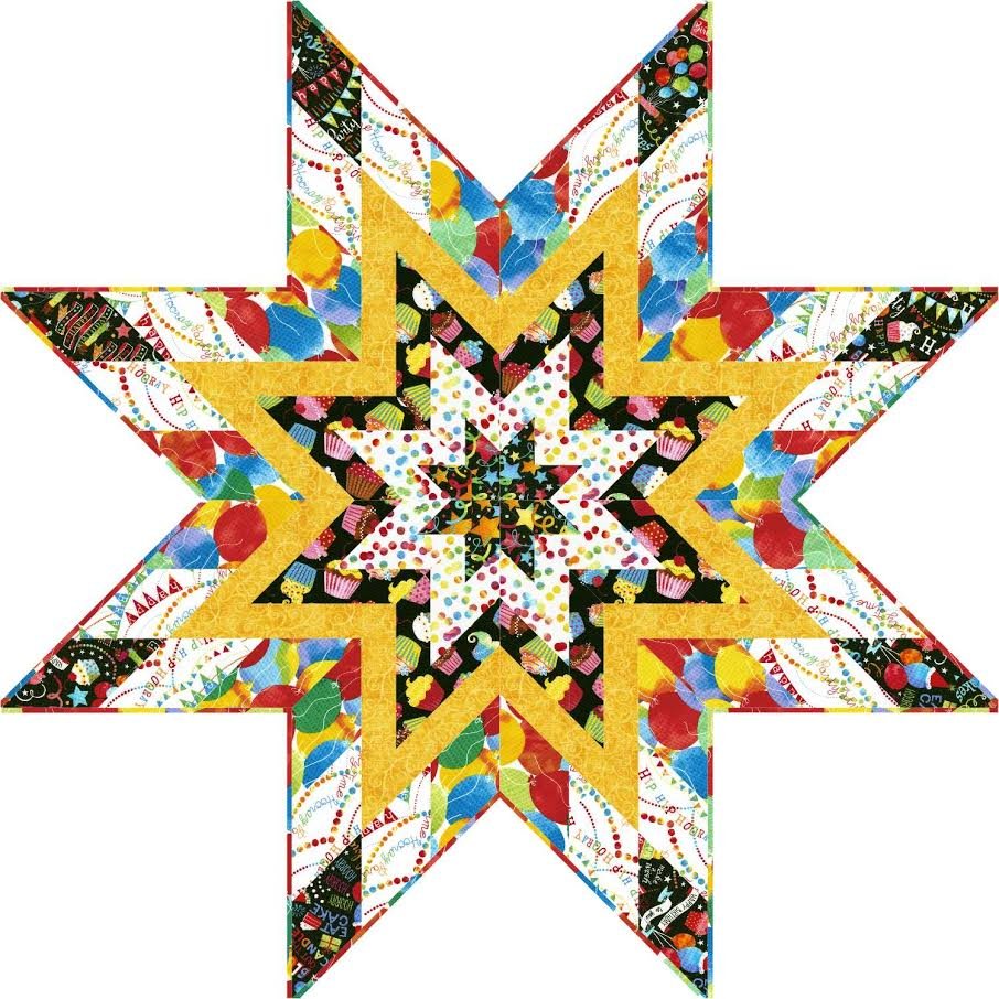 Star Shaped Topper - The Fabric Addict