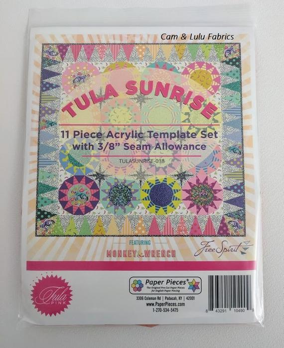 Tula Sunrise 11 piece Acrylic Template Set