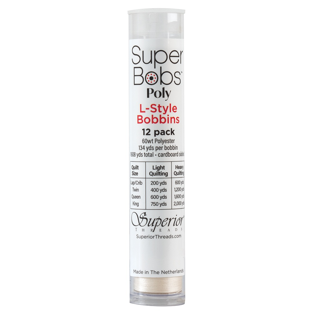 Super Bobs Poly Mulitcolor 12 pk L-Style Neutral