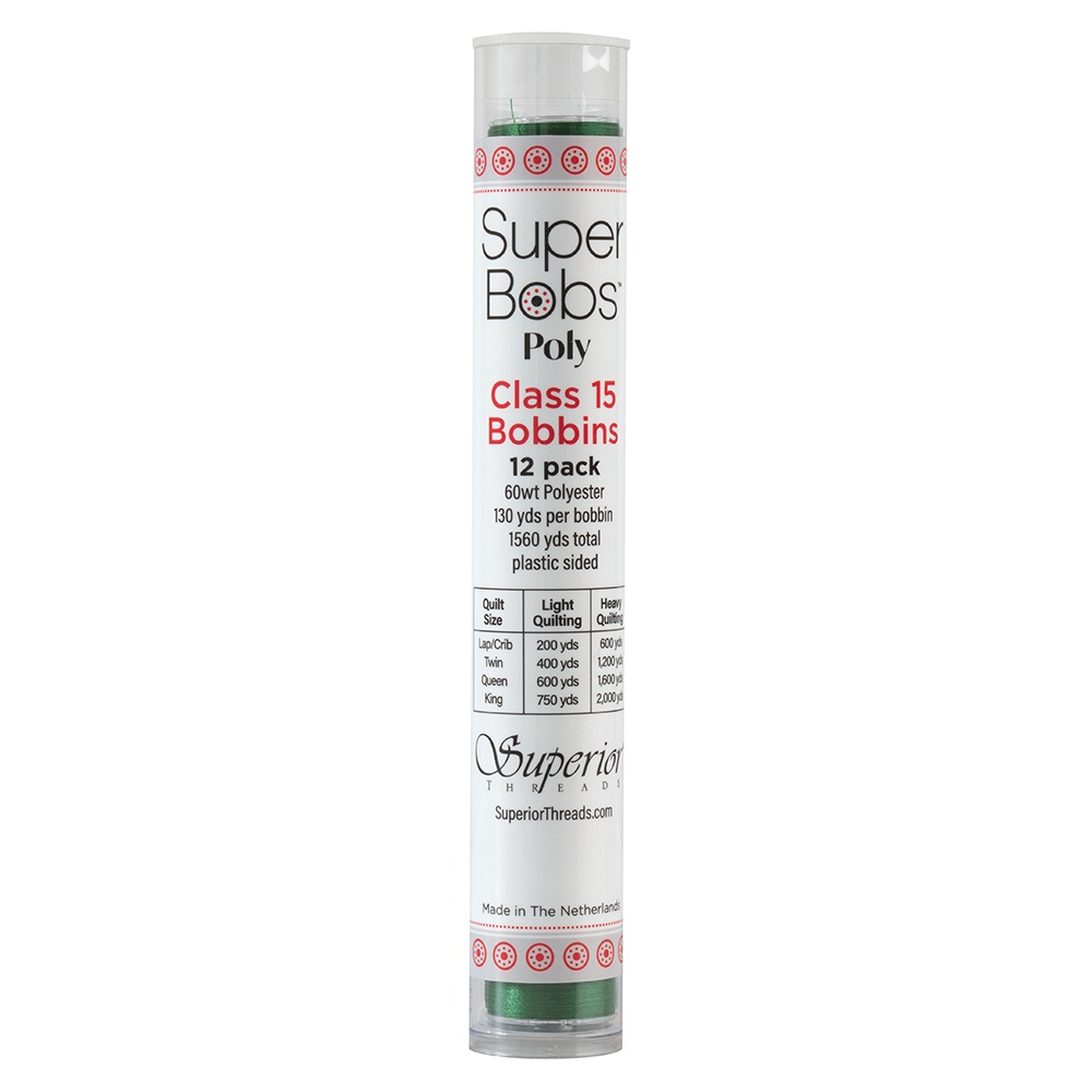 Super Bobs Poly 12 pk Class 15 #612 Green