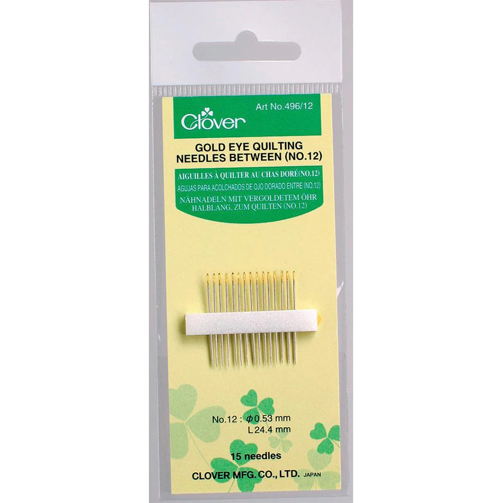 Gold Eye Quilting Needles Between