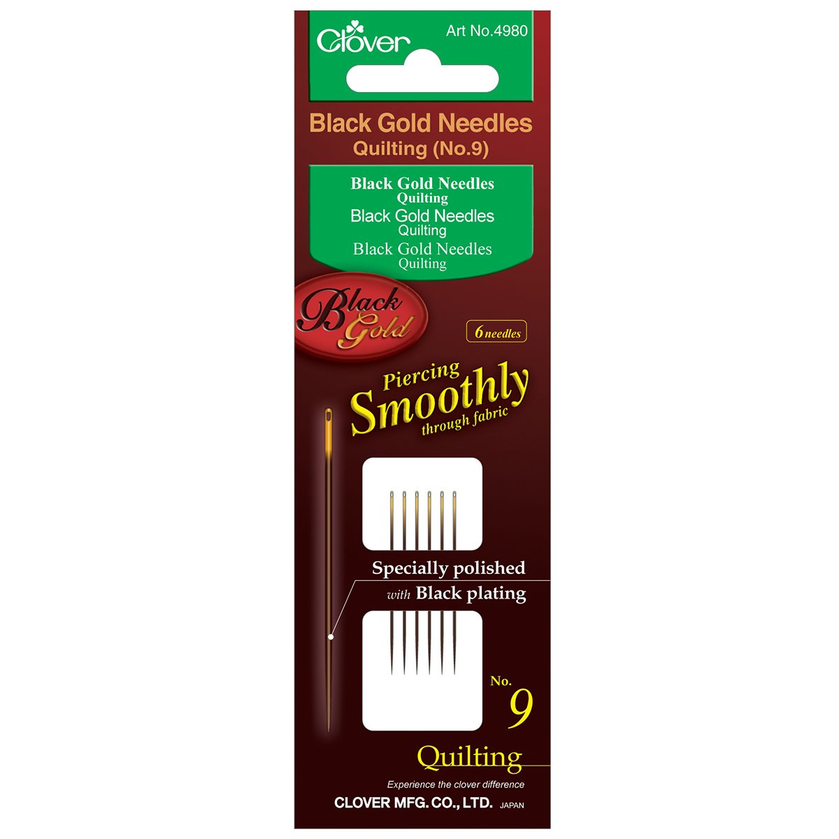 Black Gold Hand Sewing Needles (Quilting)