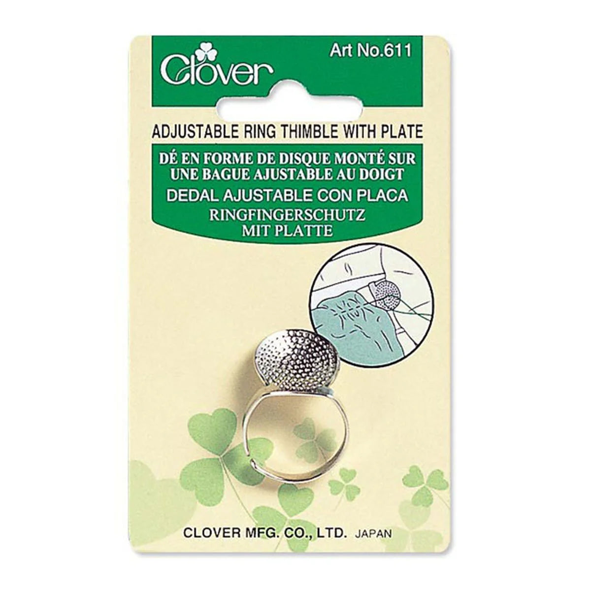 Adjustable Ring Thimble with Plate