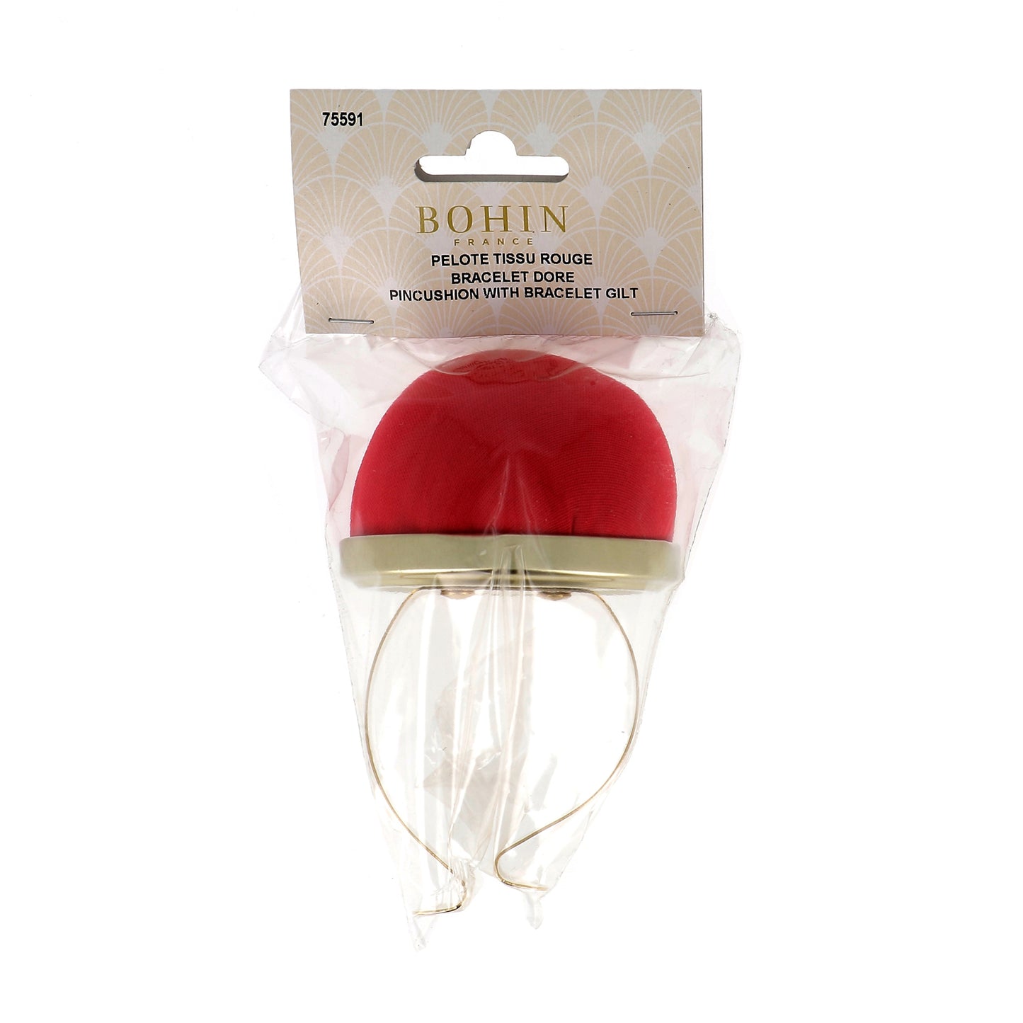 Pincushion - Red with Metal Bracelet