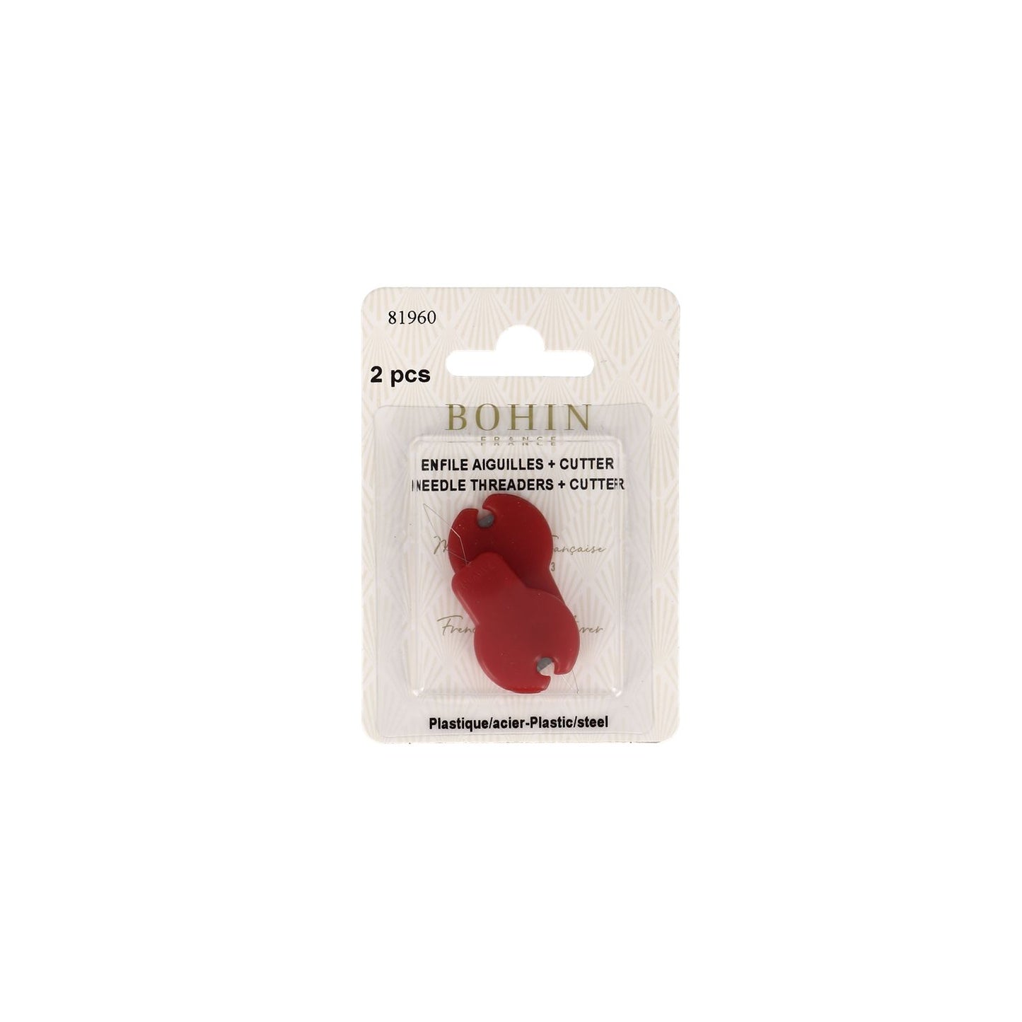 Plastic Needle Threader & Cutter 2 Pack