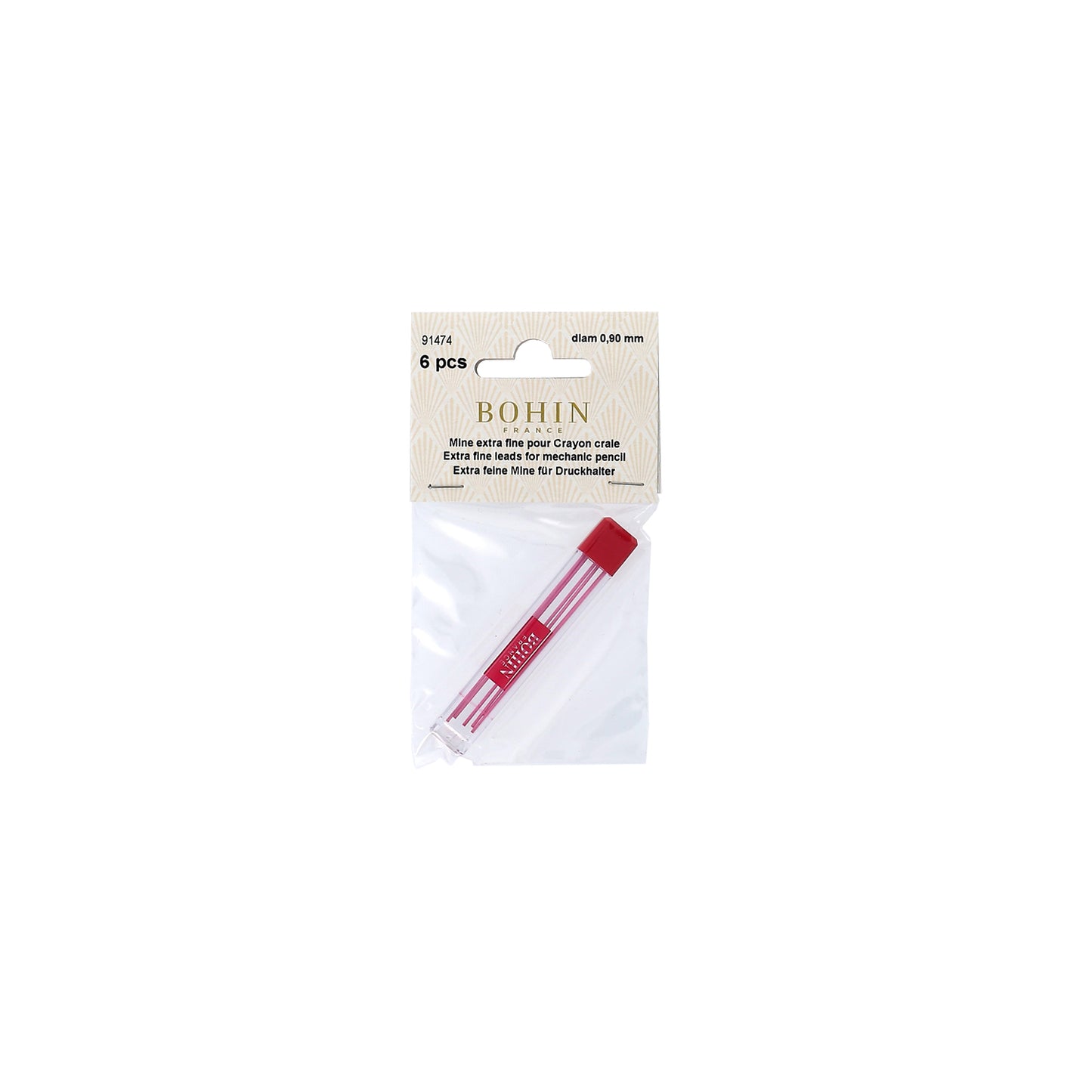 Mechanical Chalk Pencil Refill Lead 0.9mm - Assorted Colours