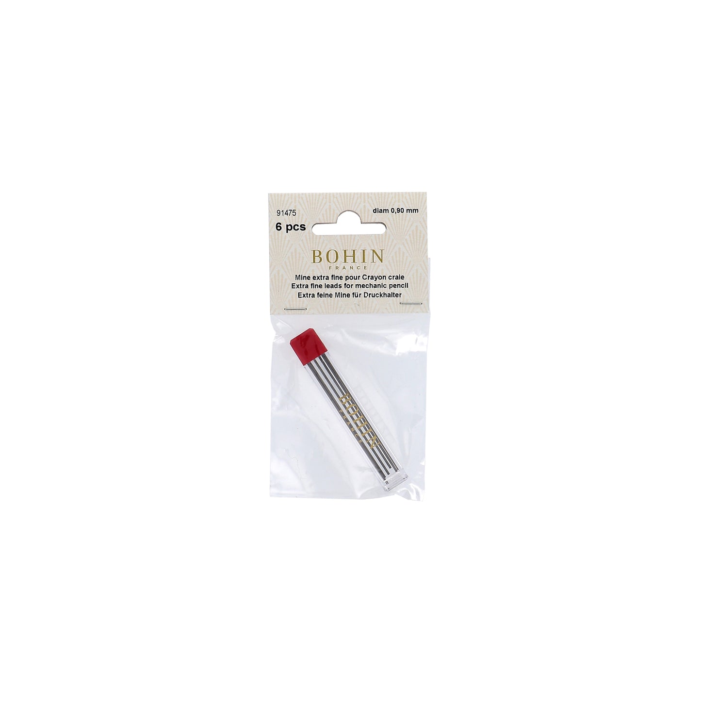 Mechanical Chalk Pencil Refill Lead 0.9mm - Assorted Colours