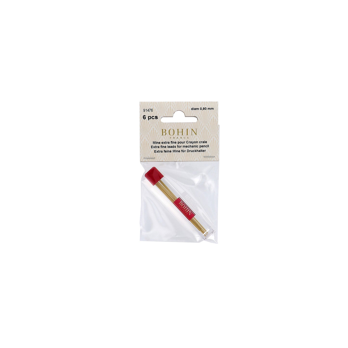 Mechanical Chalk Pencil Refill Lead 0.9mm - Assorted Colours