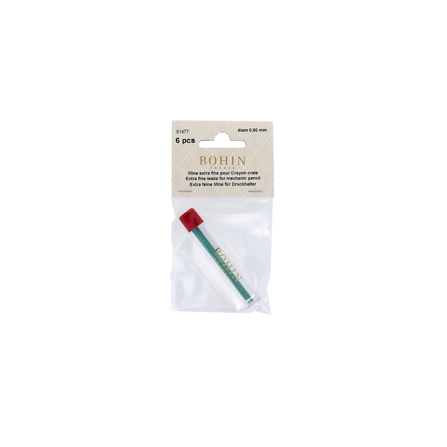 Mechanical Chalk Pencil Refill Lead 0.9mm - Assorted Colours