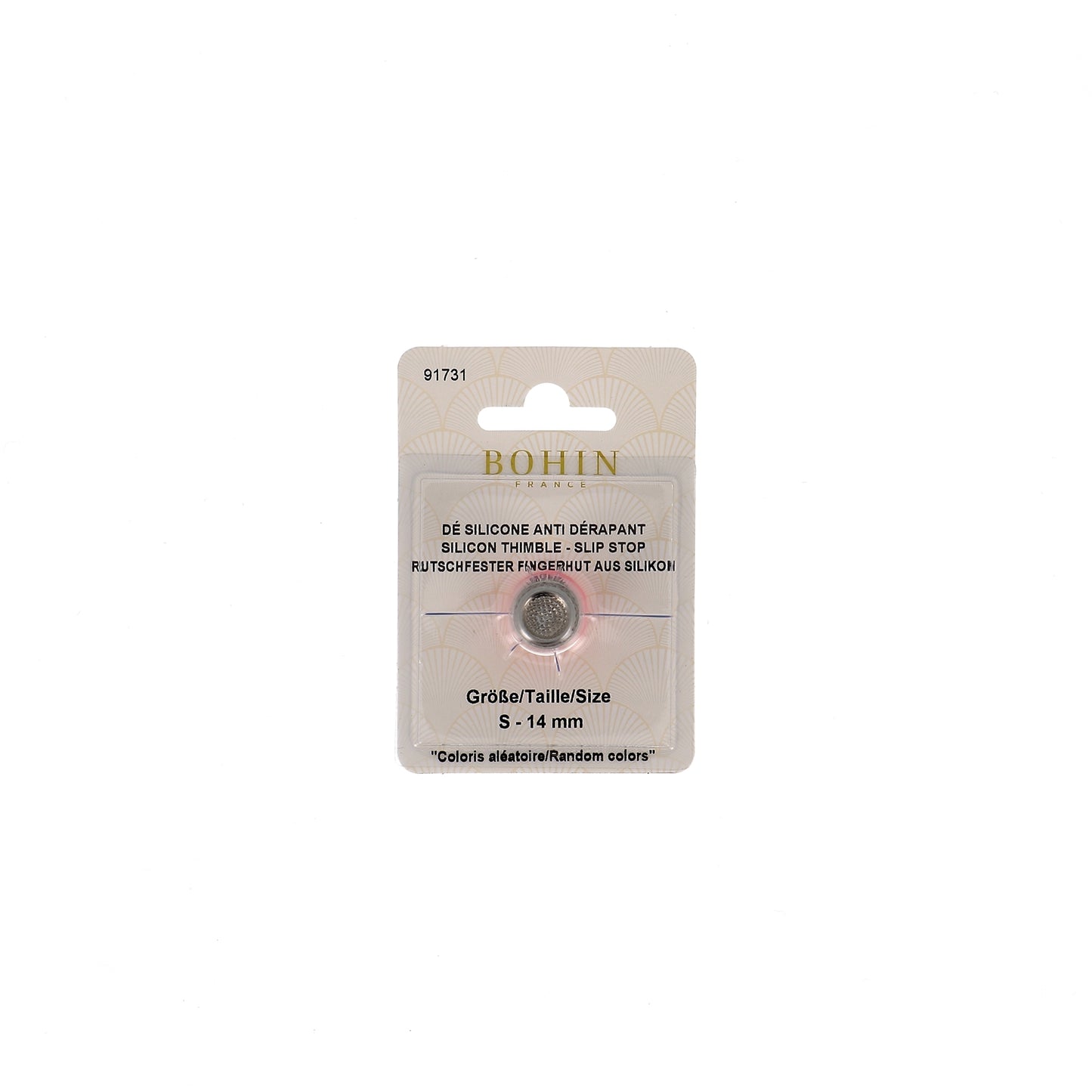 Silicone Thimble with Steel Top - Small